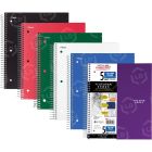 Mead Five Star 2-Subject Notebook - 100 Sheet - College Ruled - 9.50" x 6" -  White Paper