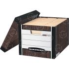 Bankers Box R-Kive - Letter/Legal, Woodgrain - 12 Per Carton