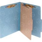 Acco Classification Folder - 8.50" x 11" - 1 Dividers - Sky Blue