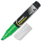 Skilcraft Chisel Tip Tube Type Fluorescent Green Highlighter - 12 Pack