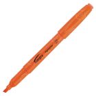 Integra Pen Style Fluorescent Orange Highlighter - 12 Pack
