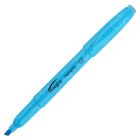 Integra Pen Style Fluorescent Blue Highlighter - 12 Pack
