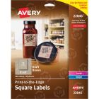 Avery 2" x 2" Square Print-to-edge Labels - 300 per pack