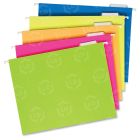 TOPS Glow Colors Hanging File Folders - 25 per box