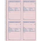 Adams Carbonless Important Message Pad - 200 Sheets - Spiral Bound - 11" x 8.50" - Assorted