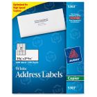 Avery 1.37" x 2.81" Rectangle Copier Mailing Label - 2400 per box