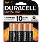 Duracell MN1500B8Z Alkaline General Purpose AA Battery - 8PK