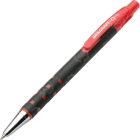 Skilcraft Rubberized Barrel Retractable Ballpoint Pen, Red - 12 Pack