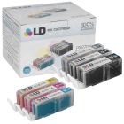 Compatible Canon PGI270XL and CLI271XL: 1 Pigment Bk PGI270XL and 1 Each of CLI271XL Bk, C, M, Y, G (Set of Ink)