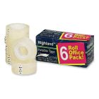Highland Invisible Tape - 6 per pack