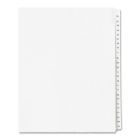 Avery Side Tab Collated Legal Index Dividers - 25 per set