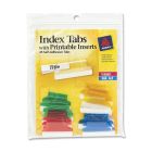 Avery Self-Adhesive Index Tabs With Printable Insert - Assorted Tab