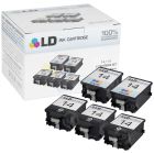 LD Remanufactured Black and Color Ink Cartridges for HP 14
