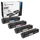 Compatible Canon 045H Set of 4 High Yield Toner Cartridges