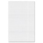 Ampad Tabloid-size Quadrille Pad - 50 Sheets - 15 lb - Tabloid 11" x 17" - White Paper