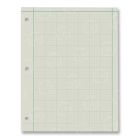 Ampad Green Tint Engineer's Quadrille Pad - 200 Sheets - 15 lb - Letter - 8.50" x 11"