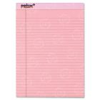 Tops Prism Plus Paper Pads - 12 per pack - Legal/Wide Ruled - 8.50" x 11.75" - Pink