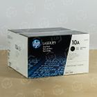 Original Q2610D Black Toner Dual Pack, HP 10A