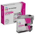 Brother Compatible LC105M Super HY Magenta Ink Cartridge