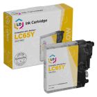 Brother Compatible LC65Y HY Yellow Ink Cartridge