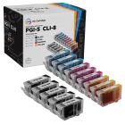 Canon PGI5 and CLI8 Compatible Ink Set of 14