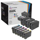 Remanufactured 254XL / 252XL 9 Piece Set of Ink for Epson