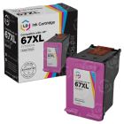 LD Remanufactured Ink for HP 67XL (3YM58AN) High Yield Tri-Color Cartridge