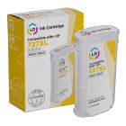 LD Remanufactured Yellow Ink Cartridge for HP 727 (B3P21A)