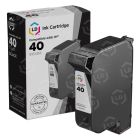 LD Remanufactured Black Ink Cartridge for HP 40 (51640A)