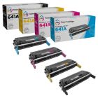 LD Remanufactured Toners for HP 641A Cartridges (Bk, C, M, Y)