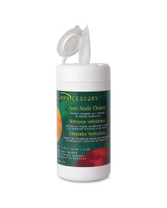 Compucessory Anti-Static Cleaning Wipe - 100 in each