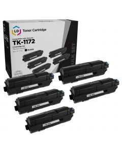 5 Pack of Compatible Kyocera-Mita TK-1172 Black Toners