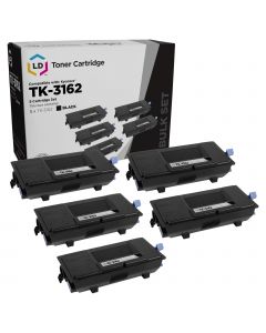 5 Pack of Compatible Kyocera-Mita TK-3162 Black Toners