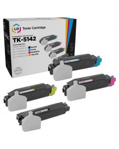 Compatible Kyocera Mita TK-5142 (Bk, C, M, Y) Set of 4 Toner Cartridges