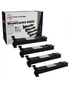Compatible Xerox WorkCentre 6400 (Bk, C, M, Y) Set of 4 HY Toners