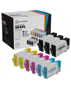 LD Compatible Set of 9 HY Inkjet Cartridges for HP 564XL