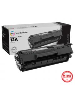 LD Remanufactured Black Toner Cartridge for HP 12A MICR