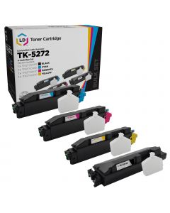 Compatible TK-5272 4 Pack of Toners for Kyocera-Mita