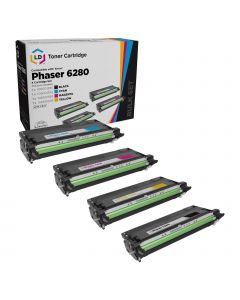 Compatible Xerox Phaser 6280 (Bk, C, M, Y) Set of 4 HC Toners