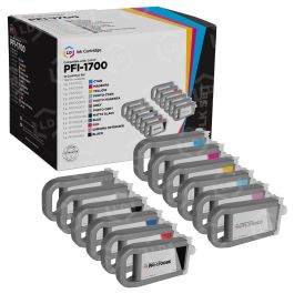 Canon PFI-1700シアン 12 Cartridge Set For Canon Ink, PFI-1700 - LD Products