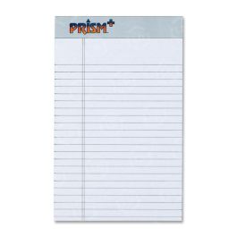 Lot 12 Blocs-notes TOPS Prism Plus Recyclé Jr Legal - Vert, Ligné Étroit, 50 Feuilles