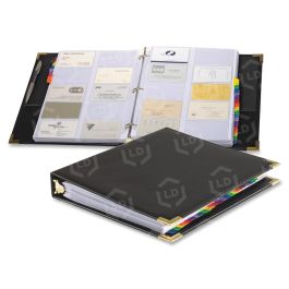 Cardinal Sewn Vinyl Business Card File Binder - LD Products Cardinal Sewn Vinyl Business Card File Binder - LD Products