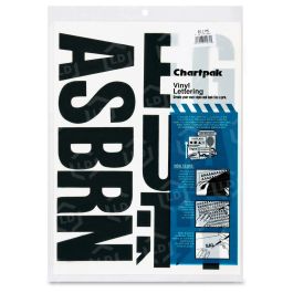 Chartpak Press-On Vinyl Uppercase Letters - LD Products