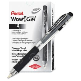 Pentel WOW! K437 Permanent Gel Pen - LD Products