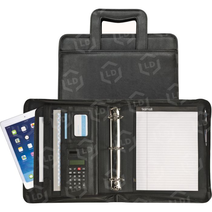 Samsill Sterling Zipper Binder Portfolio - LD Products