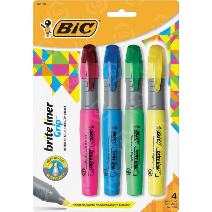 BIC Brite Liner Grip XL Highlighter LD Products