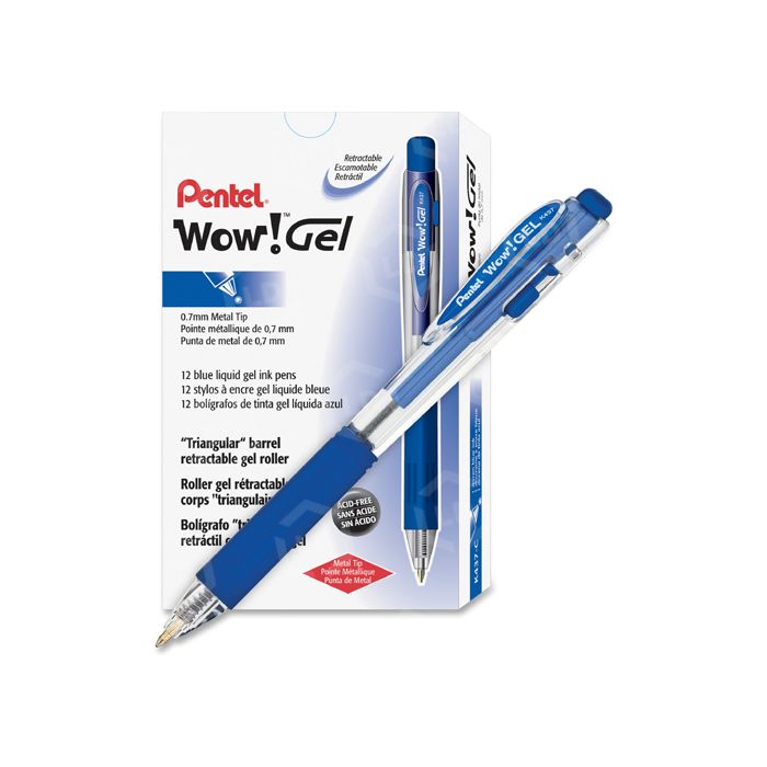 Pentel WOW! K437 Permanent Gel Pen - LD Products