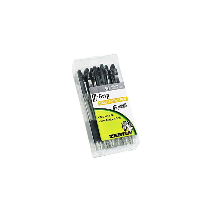 Zebra Z-Grip RT BP Pen, Black, 7 Pack (22271) : Aazon.in