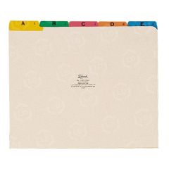 Smead A-Z Fused Vinyl Top-Tab Index Guides - 25 per set