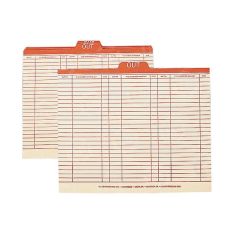 Smead Center Top Tab Out Guide - 100 per box Letter - 8.50" x 11"